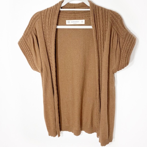 Zara Sweaters - Zara Knit Short Sleeve Sweater Cardigan